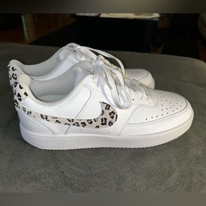 Women’s Leopard Nike Court Vision Low Size 9